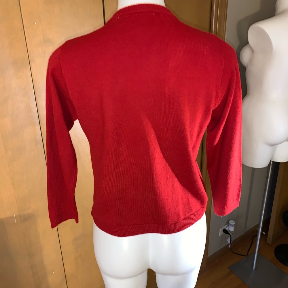 Red Cardigan - Picture 3 of 4